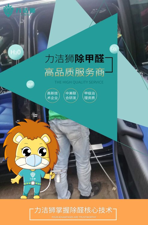 成都劳斯莱斯车辆除甲醛施工现场-力洁狮环保-2